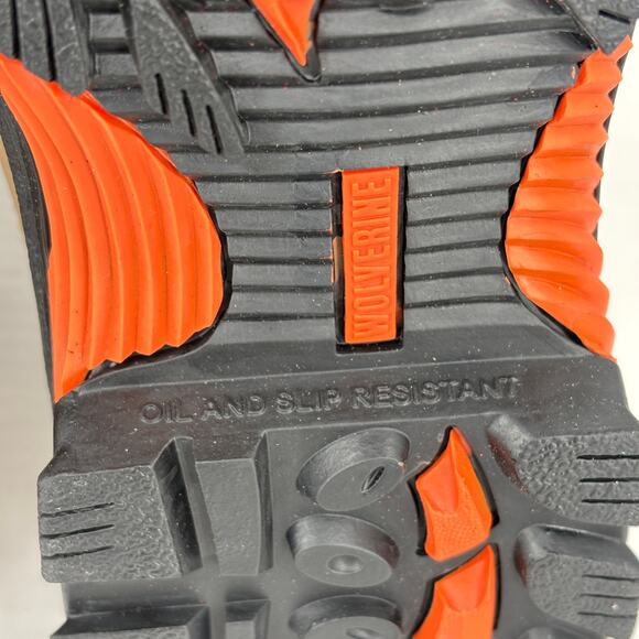 Wolverine Durant Work Boot Mens 10 EW Brown Leather Waterproof Steel Toe Safety - Picture 12 of 13